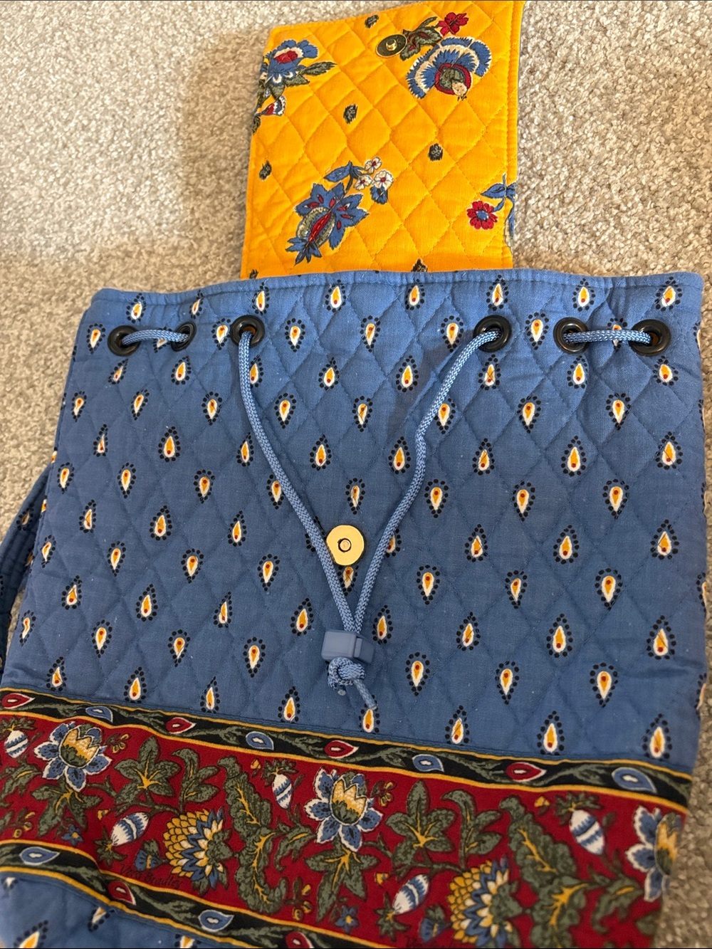 Vera Bradley Provencal Backpack - Picture 4 of 4